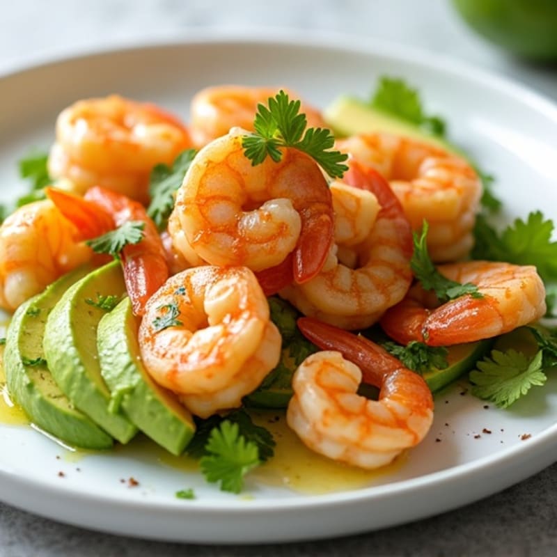 Fresh Citrus Shrimp with Creamy Avocado