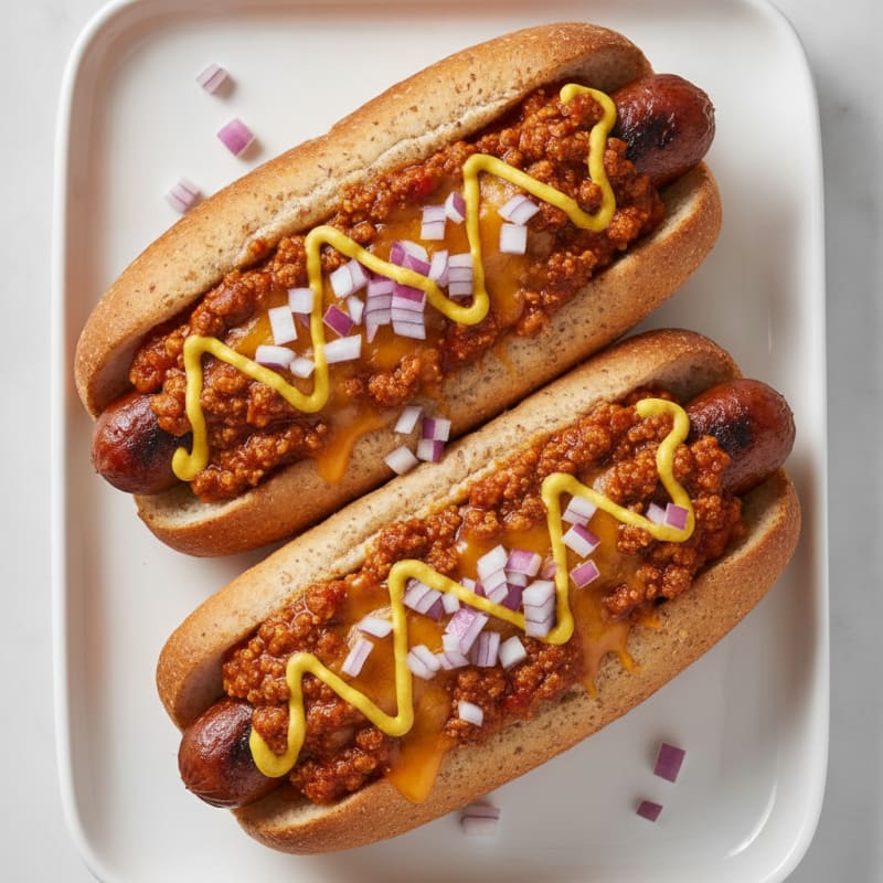 Classic Chili Cheese Hot Dogs