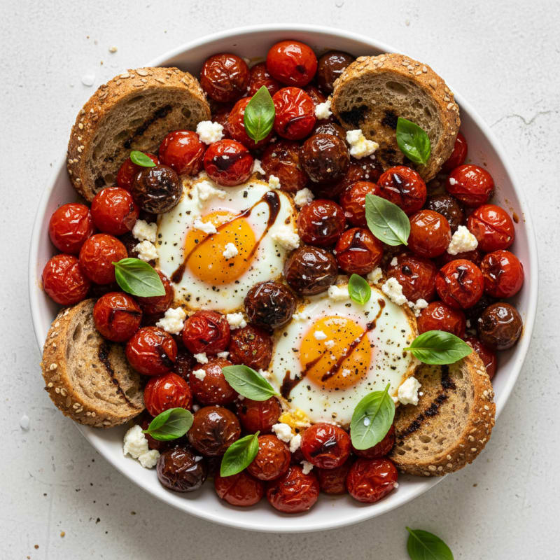 Baked Eggs with Roasted Tomatoes