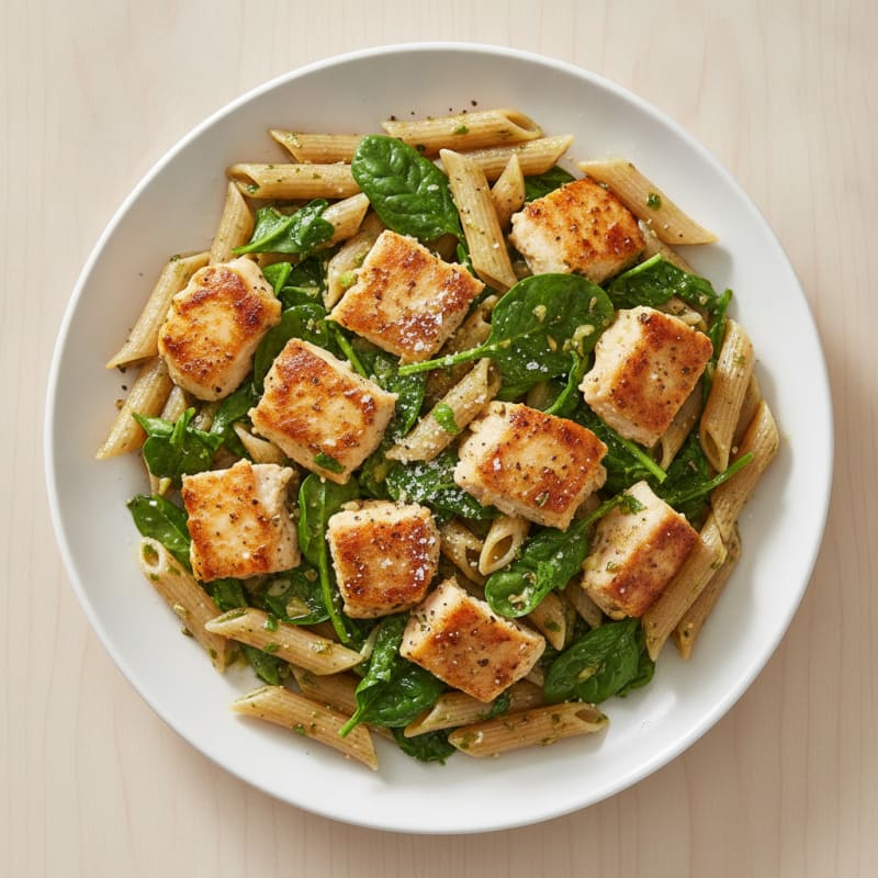 Garlic Herb Chicken Penne Pasta