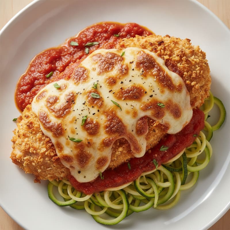 Baked Chicken Parmesan with Marinara