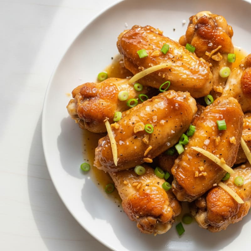 Honey-Garlic Glazed Chicken Wings