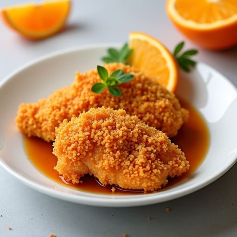 Crispy Air-Fried Orange Chicken