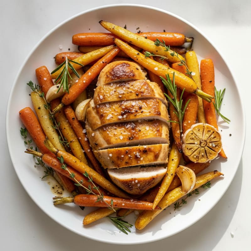Herb-Roasted Chicken with Root Vegetables