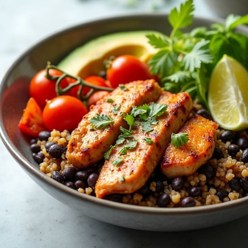 Fresh Black Bean Burrito Bowl