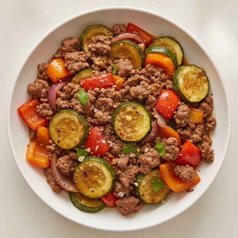 Beef and Roasted Vegetable Medley