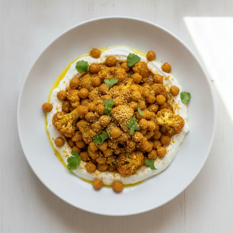 Roasted Vegetable and Chickpea Curry