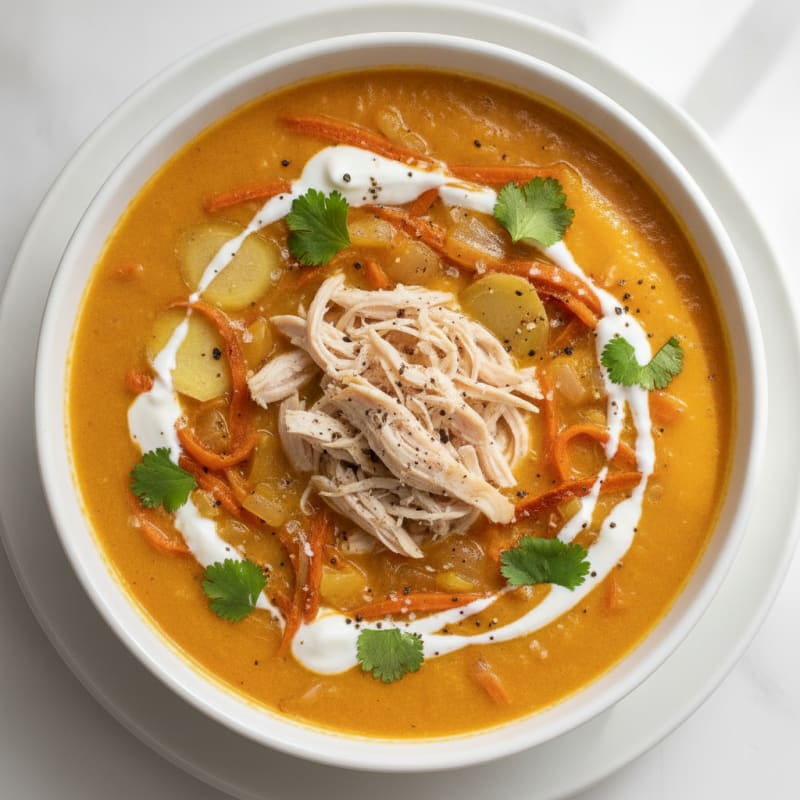 Roasted Carrot Ginger Soup