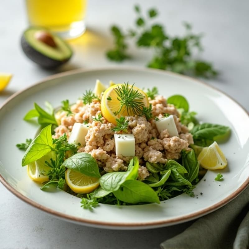 Lemon-Dill Tuna Salad with Fresh Herbs