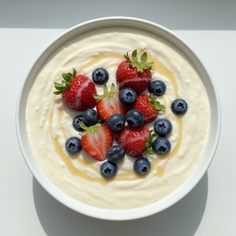 Silky Vanilla Protein Yogurt Bowl