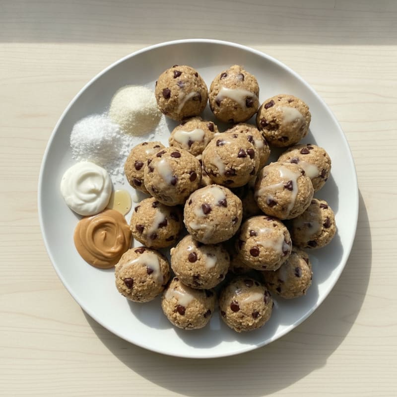 No-Bake Chocolate Chip Protein Bites