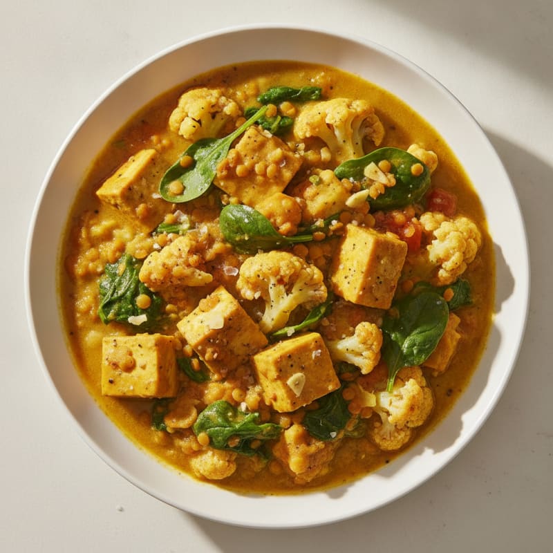 Hearty Lentil and Vegetable Curry