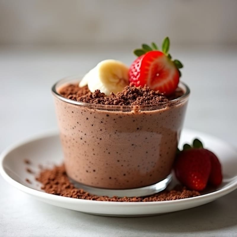 Creamy Protein Chocolate Chia Pudding