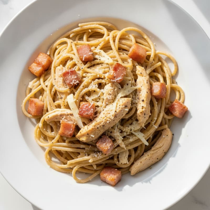 Classic Carbonara with Pancetta and Egg