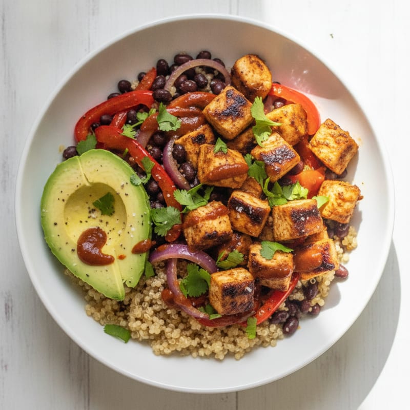 Chipotle Chicken and Quinoa Power Bowl