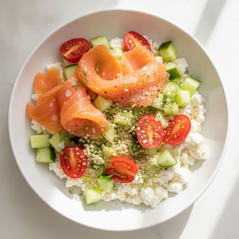Savory Herb Cottage Cheese Bowl