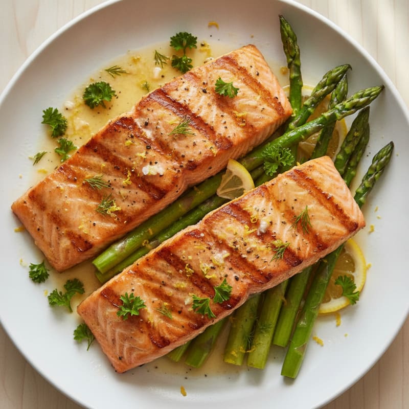 Lemon Herb Grilled Salmon