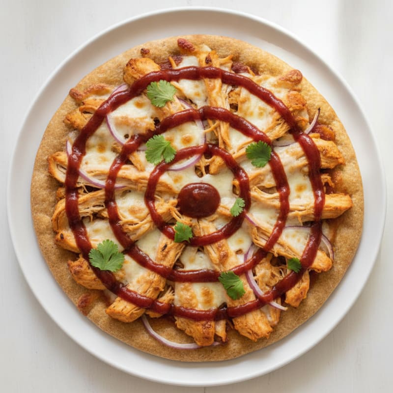 High-Protein BBQ Chicken Pizza