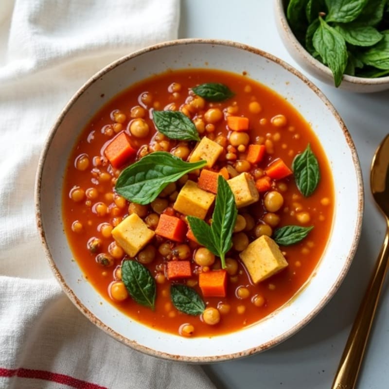 Hearty Spiced Red Lentil Stew