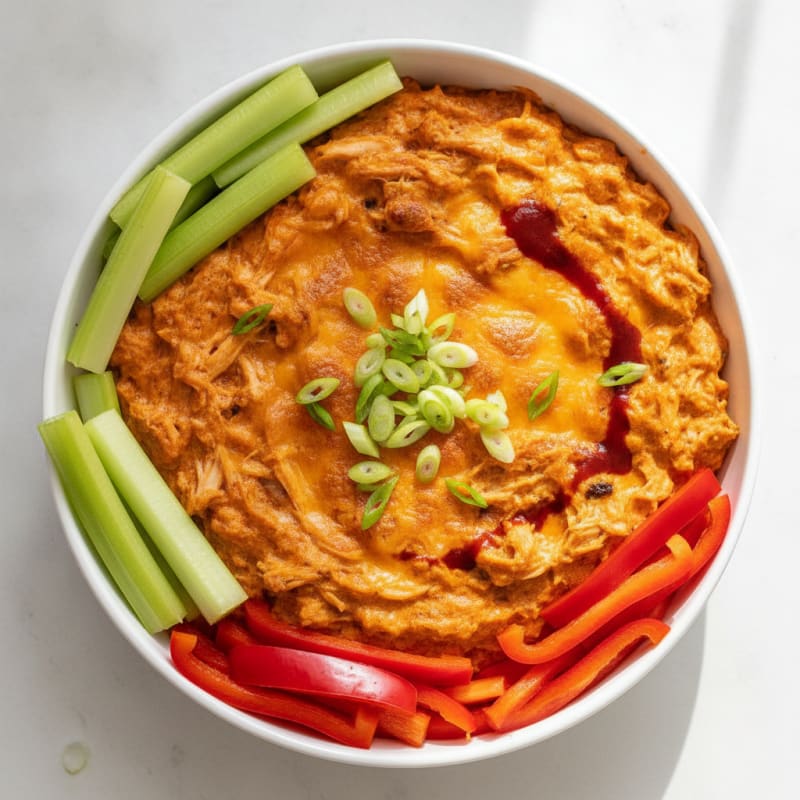 High-Protein Buffalo Chicken Dip