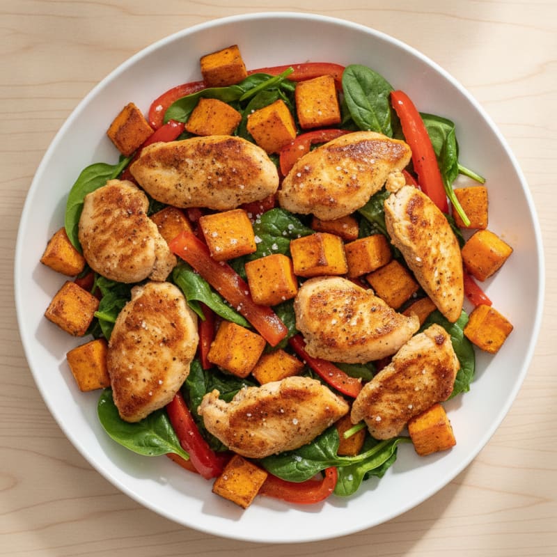 Chicken and Sweet Potato Power Bowl