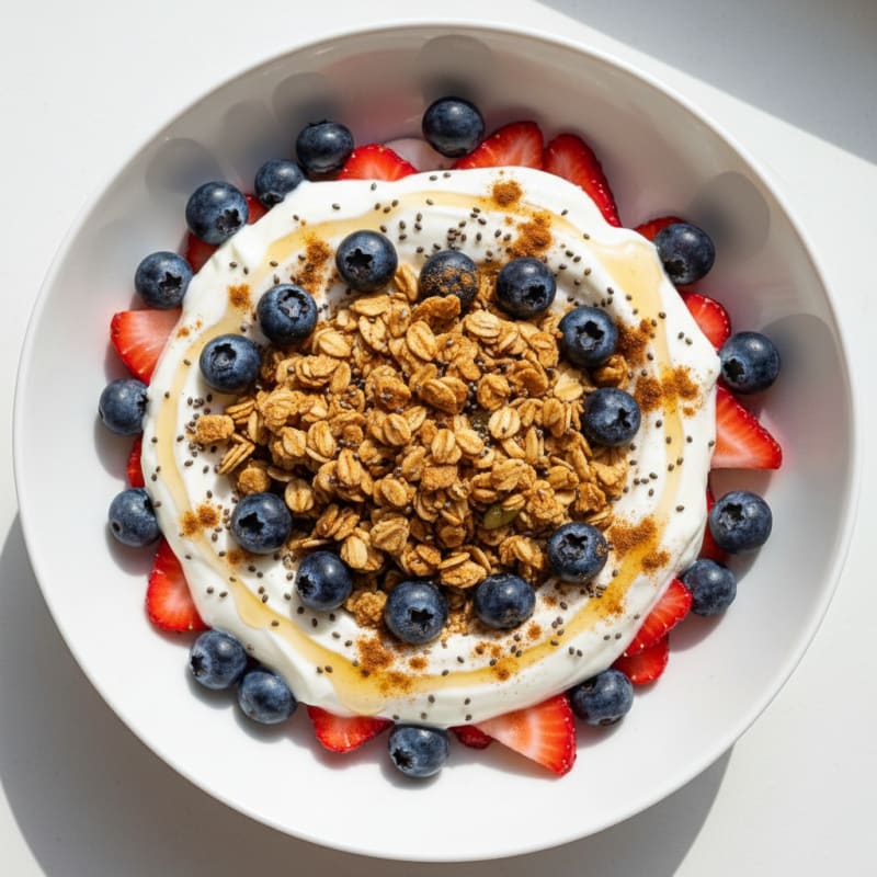 Berry Yogurt Parfait with Granola
