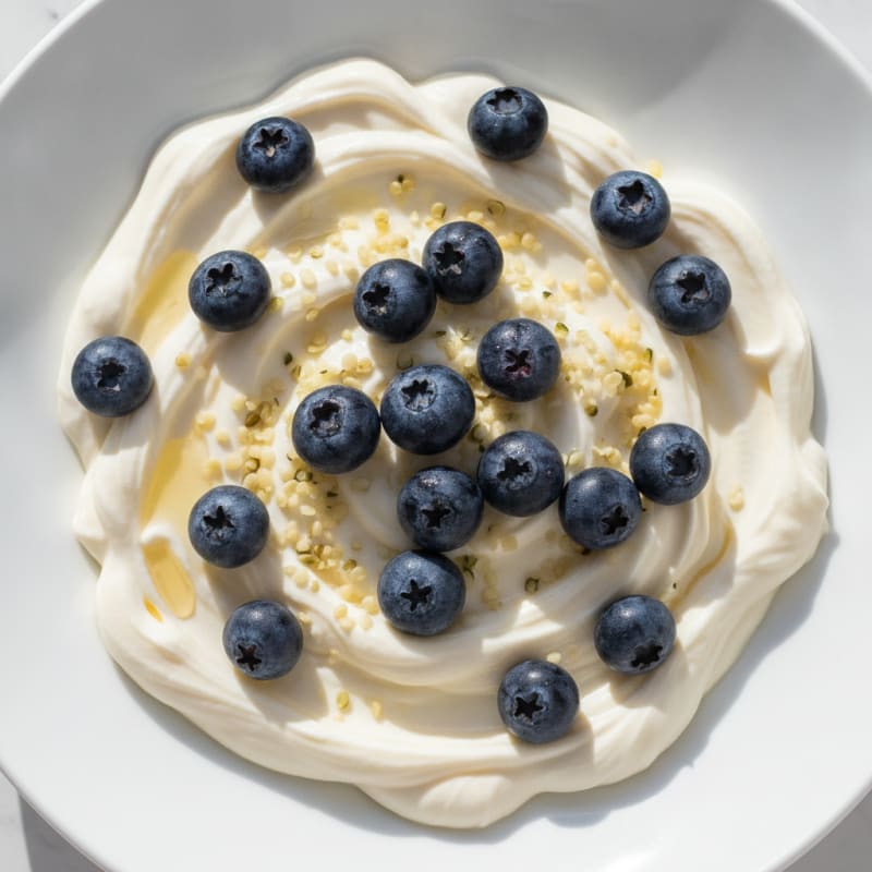 Vanilla Protein Yogurt Plate