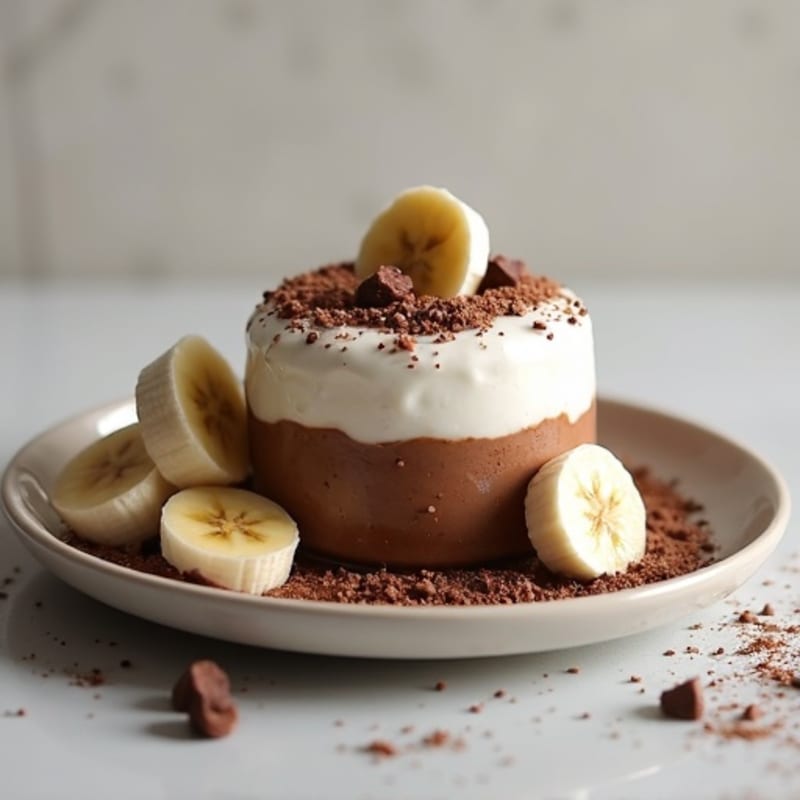 Silky Chocolate Protein Pudding with Greek Yogurt