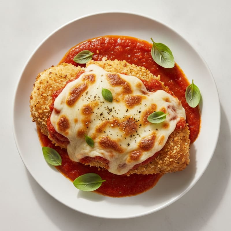 Baked Chicken Parmesan with Marinara