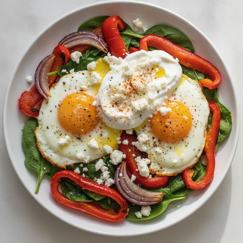 Baked Eggs with Roasted Vegetables