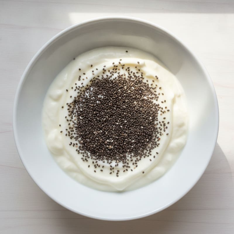 Vanilla Protein Yogurt with Chia Seeds