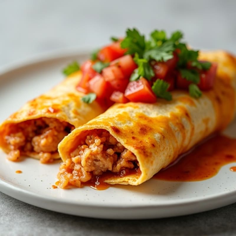 Lean Chipotle Chicken and Corn Enchiladas