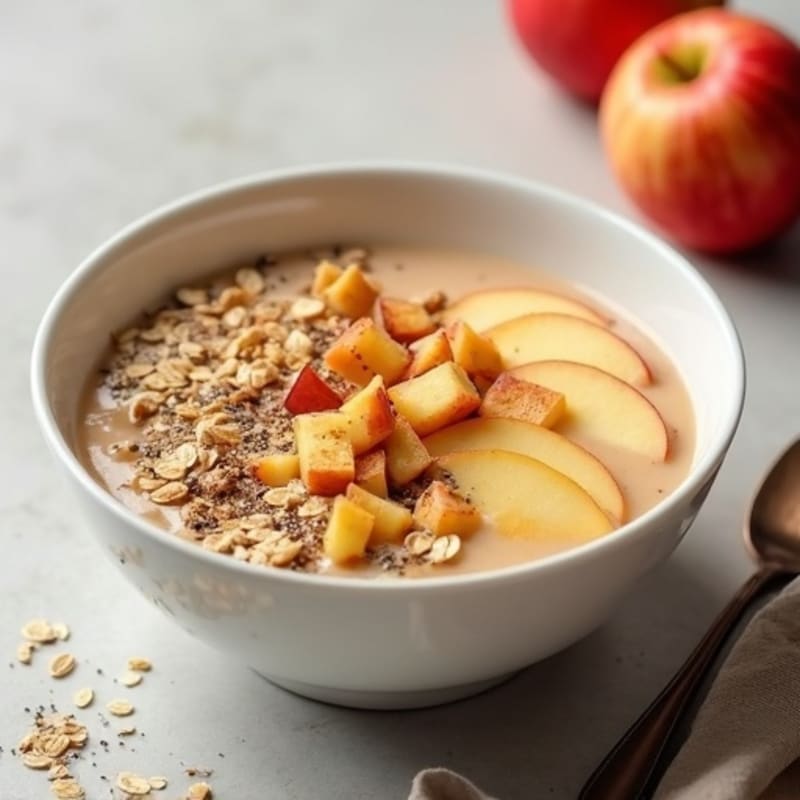 Creamy Vegan Apple Cinnamon Porridge