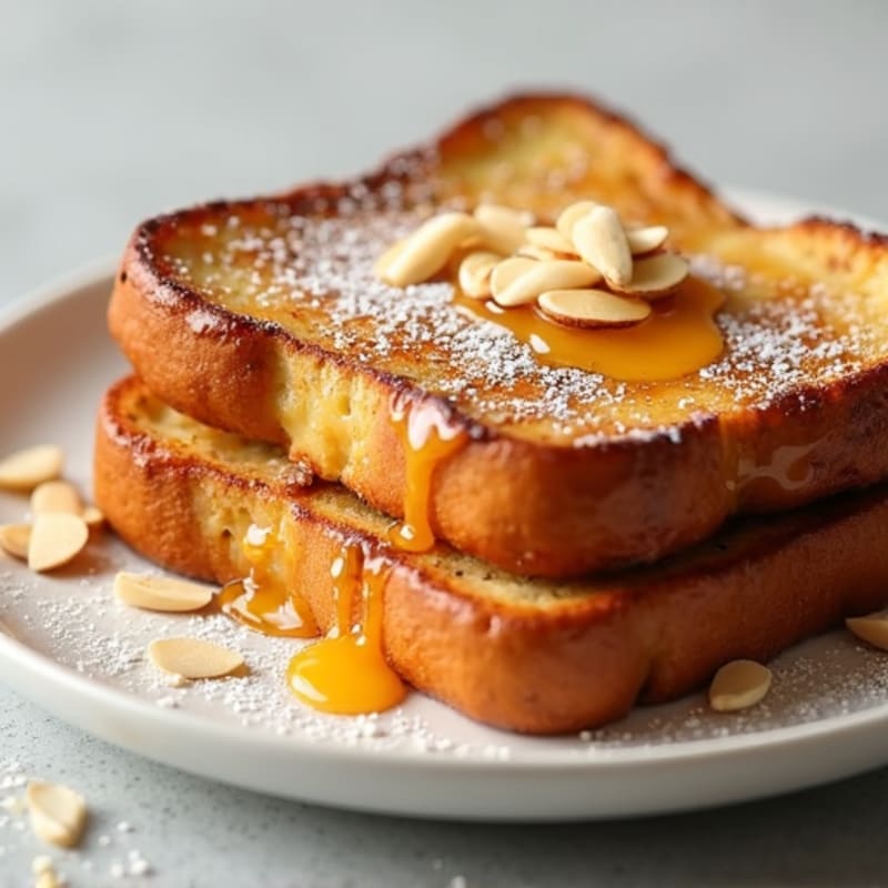 Protein-Packed Vanilla Almond French Toast