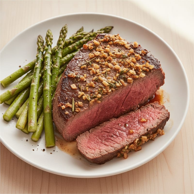Garlic Herb Roasted Beef
