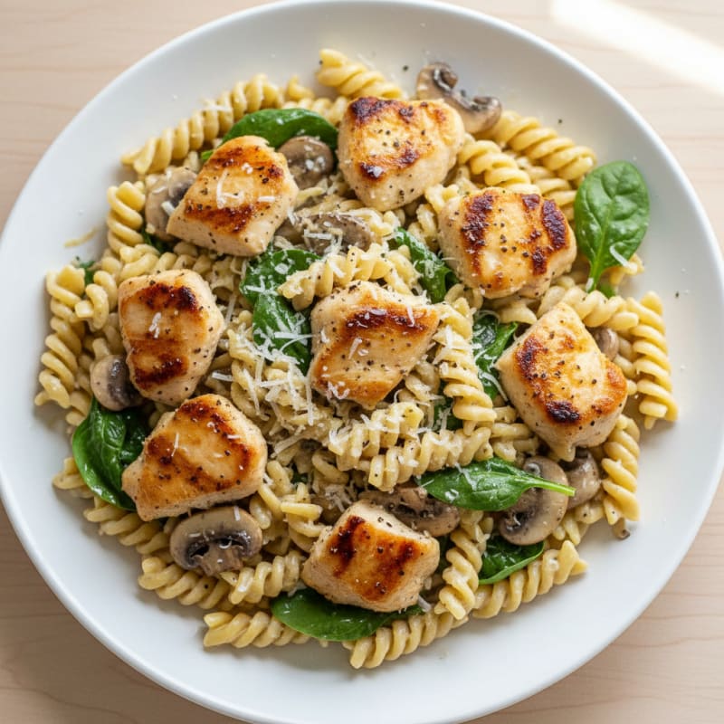 Creamy Garlic Parmesan Chicken Pasta