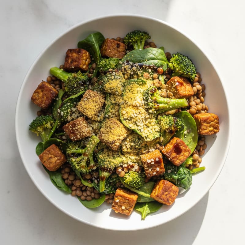 Lentil and Vegetable Protein Power Bowl