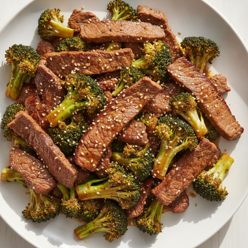 Sesame Beef and Broccoli Stir-Fry