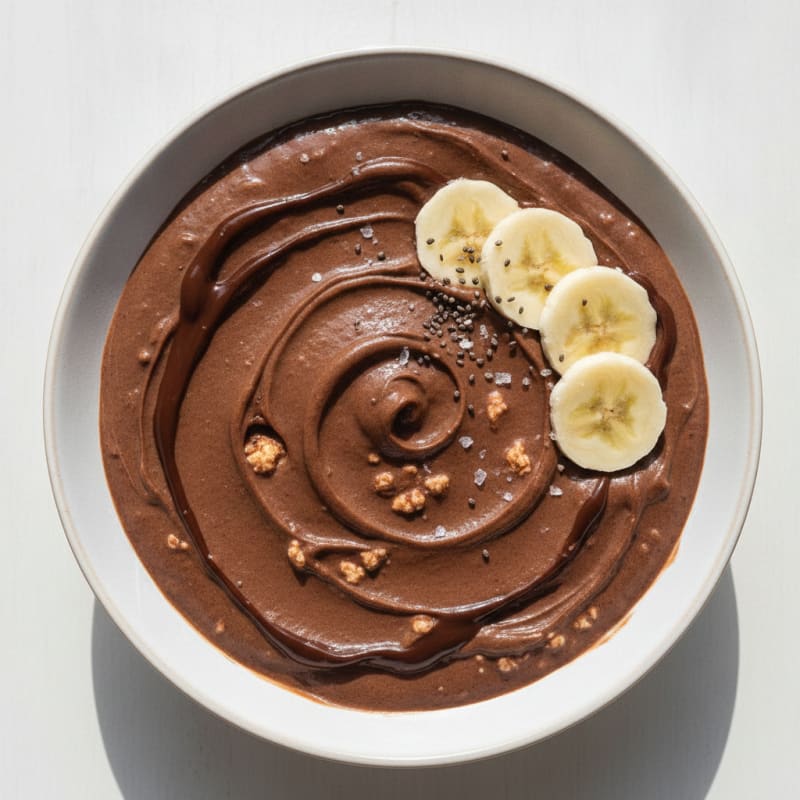 Chocolate Cottage Cheese Yogurt Smoothie