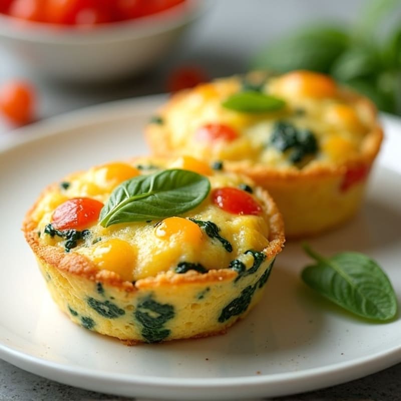 Savory Spinach Egg Muffins