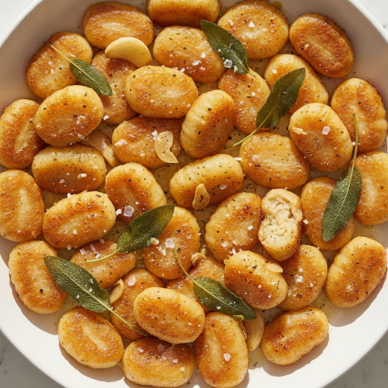 Ricotta Gnocchi with Sage Butter Sauce