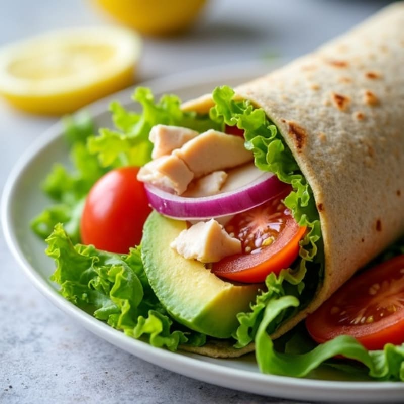 Fresh Turkey Avocado Wrap