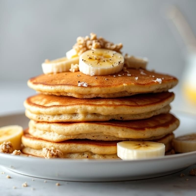Protein-Packed Greek Yogurt Oat Pancakes