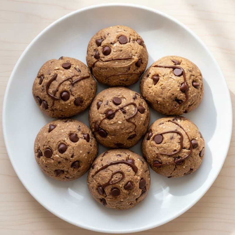 No-Bake Chocolate Chip Protein Bites