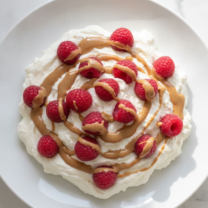 Silky Greek Yogurt Protein Mousse with Berries