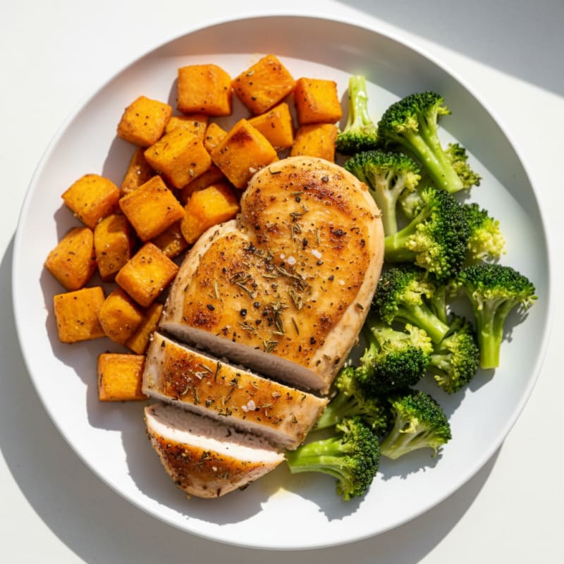 Crispy Roasted Chicken with Herbs