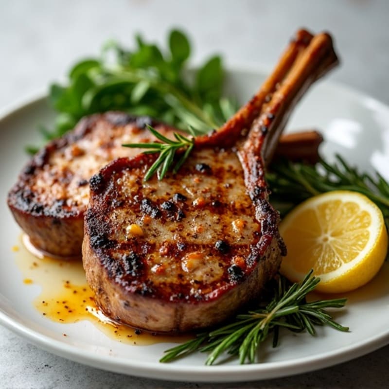 Rosemary-Garlic Grilled Lamb Chops