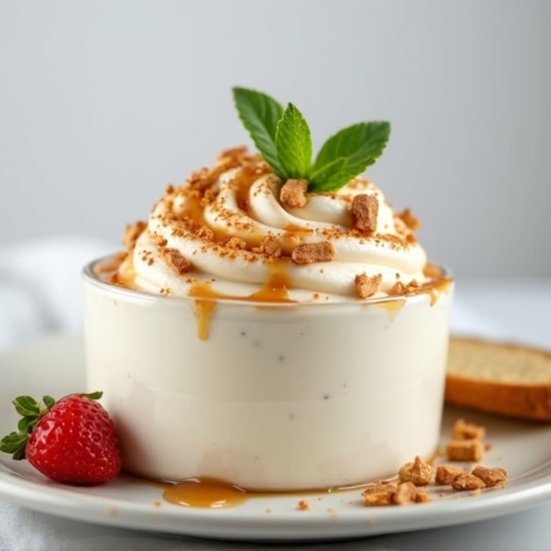 Silky Greek Yogurt Protein Mousse with Almond Butter