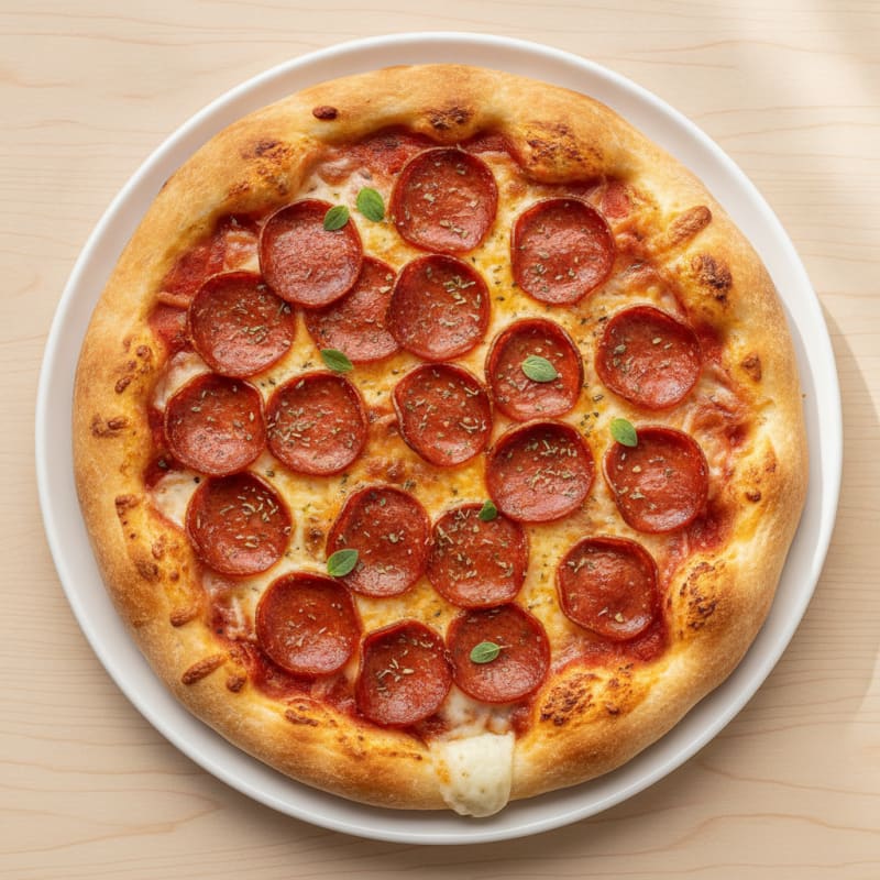 Stuffed Crust Pepperoni Pizza