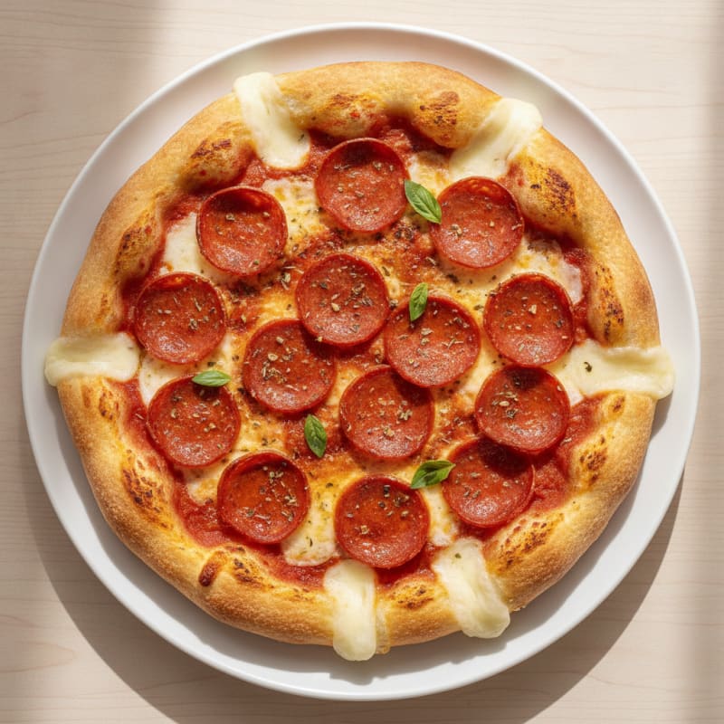 Stuffed Crust Pepperoni Pizza